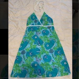 VINTAGE WHITE TAG Lilly Pulitzer “Pool Party” Dress
